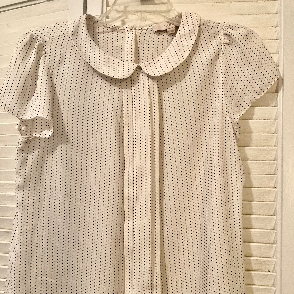 LOFT short-sleeve blouse